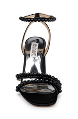Black | Feisty II Pearl Block Heel