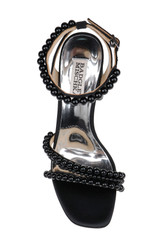 Black | Feisty II Pearl Block Heel