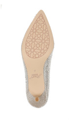 Gold Glitter | Frenchie Wide Width Pointed Toe Kitten Heel