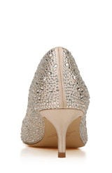 Champagne | Frenchie Pointed Toe Kitten Heel