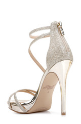 Gold | Galen Platform Glitter Evening Shoe