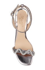 Smoke | Gem Glitter Block Heel Sandal