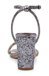 Smoke | Gem Glitter Block Heel Sandal