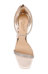 Champagne | Genny Curvy Heel Sandal