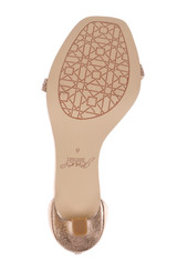Rose Gold | Genny Curvy Heel Sandal