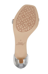 Silver | Genny Curvy Heel Sandal