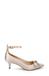 Champagne | Geranium Kitten Heel Pump