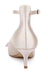 Champagne | Geranium Kitten Heel Pump