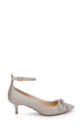 Light Gold | Geranium Kitten Heel Pump