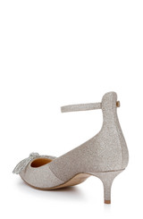Light Gold | Geranium Kitten Heel Pump