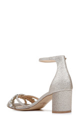 Light Gold | Giona Embellished Evening Shoe