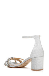 Silver | Giona Embellished Evening Shoe