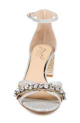Silver | Giona Embellished Evening Shoe