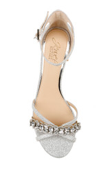 Silver | Giona Embellished Evening Shoe