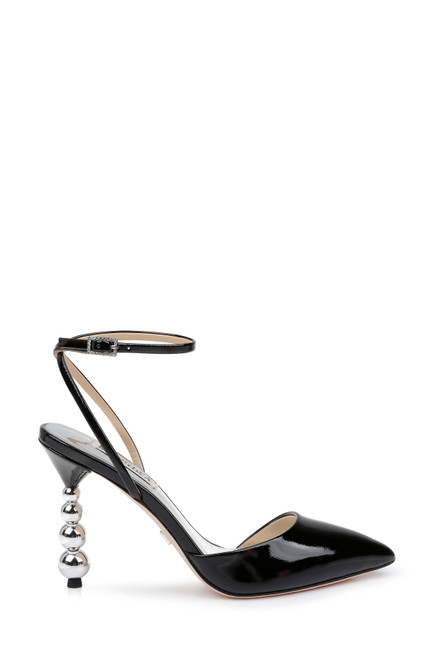 Black | Indie II Metallic Stiletto Heel