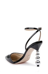 Black | Indie II Metallic Stiletto Heel