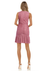 Rose | Dune V-Neck Sleeveless Mini Dress Back