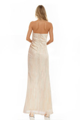 Copper | Eva Sleeveless Front Knot Gown Back