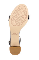 Navy | James Ankle Strap Block Heel