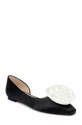 Black | Jana d'Orsay Flats Front Side