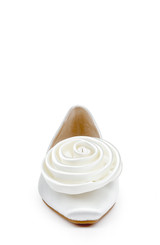 White | Jana d'Orsay Flats Front