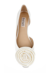 White | Jana d'Orsay Flats Top