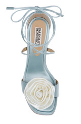 Mist Blue | Janelle Ankle Tie Sandals Top