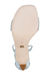 Mist Blue | Janelle Ankle Tie Sandals Sole