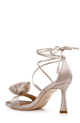 Nude | Janelle Ankle Tie Sandals Back Side