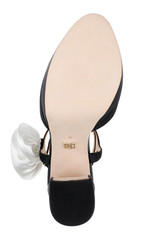 Black | Janessa Rosette Platform Pumps Sole