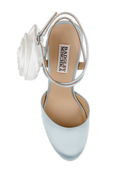 Mist Blue | Janessa Rosette Platform Pumps Top