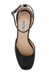 Black Crepe | Jayda Platform Pumps Top