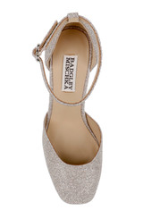 Champagne Glitter | Jayda Platform Pumps Top