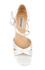 White | Jayleen Chunky Platform Sandals Top