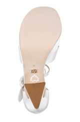 White | Jayleen Chunky Platform Sandals Sole