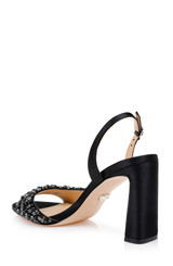 Black | Jenesis Slingback Sandals Back Side