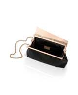 Black | Haven Textural Satin Asymmetric Frame