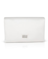 Ivory | Alicia Satin Envelope with Crystal Bow