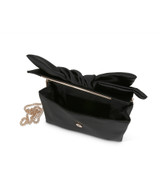 Black | Delilah Handtied Bow Envelope Clutch