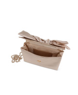 Champagne | Delilah Handtied Bow Envelope Clutch