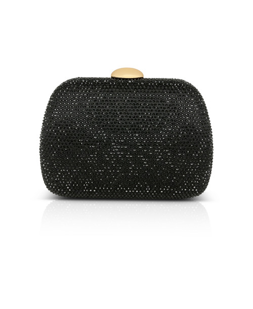 Black | Blossom Crystal Minaudière