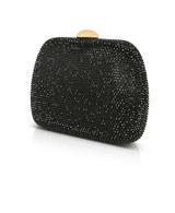 Black | Blossom Crystal Minaudière