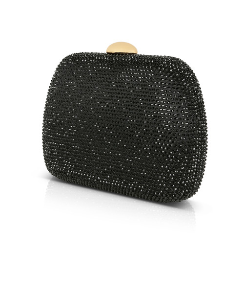 Black | Blossom Crystal Minaudière