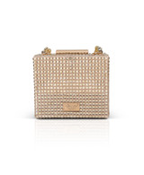 Champagne | Serenity Crystal Box Clutch
