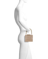 Champagne | Serenity Crystal Box Clutch