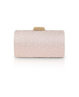 Champagne | Avery Cabochon Bead Minaudiere