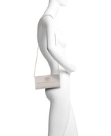 Gold | Sarah Envelope Clutch with Crystal Brooch