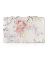 White | Dove Mini Trapizoid Clutch Back