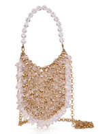Crystal | Lively Dripped Crystal Mini Pouch Crossbody Front