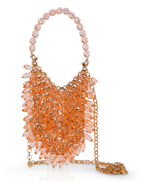 Topaz | Lively Dripped Crystal Mini Pouch Crossbody Front